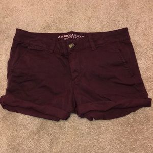 american eagle super stretch shorts